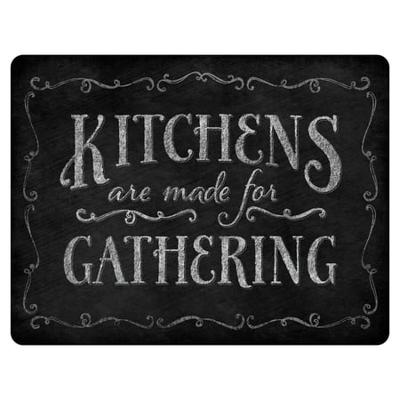 CounterArt Kitchen Gatherings 3mm Tempered Glass Cutting Board 15" by 12"