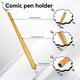 thumbnail image 2 of Dip Pen Nibs Holders,Wood Drawing Pen Holder with Stainless Steel Nib, 2 of 5