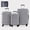 Dark gray/3P/19.69 x 12.01 x 30.31 inch, variant on Alvantor 20/24/28 Inch Luggage, Set Suitcase Spinner Hardshell Lightweight TSA Lock, Durable ABS Lightweight Suitcase for Travel