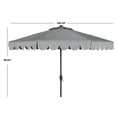 thumbnail image 5 of Safavieh Venice 9' Market Crank Tilt Patio Umbrella, Taupe/White, 5 of 7