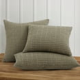 thumbnail image 2 of Levtex Home - Mills Waffle - Decorative Pillow - Poly Filled - Taupe - Sham Size (20 x 20in.), 2 of 4