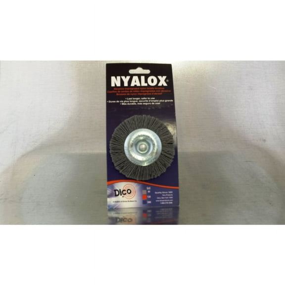 DICO NYALOX 3 in. Twisted Wheel Brush Nylon 2500 rpm 1 pc.
