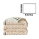 thumbnail image 3 of Manta para sofá, manta de franela extra gruesa de doble capa, ideal para la siesta en la oficina, cálida y cómoda, ideal para cama o sofá, manta de tela., 3 of 6