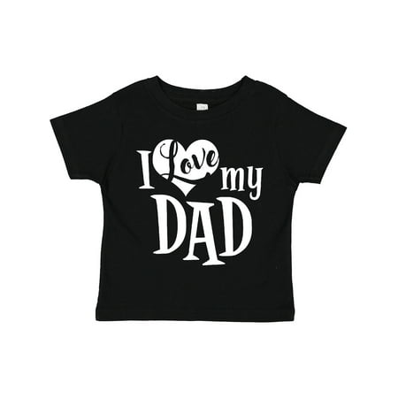

Inktastic I Love My Dad Gift Toddler Boy or Toddler Girl T-Shirt