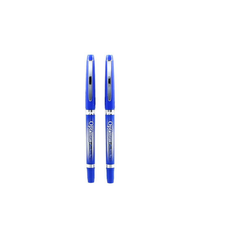 Inc Optimus Felt Tip Pens Fine Point 1 pack of 2 Pens~Optimus~Lt. Blue,  Turq.
