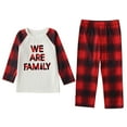 thumbnail image 3 of Odeerbi Christmas Pajamas For Family Matching Outfits Sets Casual Printed Top With Bottom Outfits Home Wear, 3 of 9