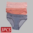 thumbnail image 1 of Bragas transparentes de cintura baja para mujer, ropa interior Sexy calada, transpirable, M-2XL, 3 unids/set, 1 of 4