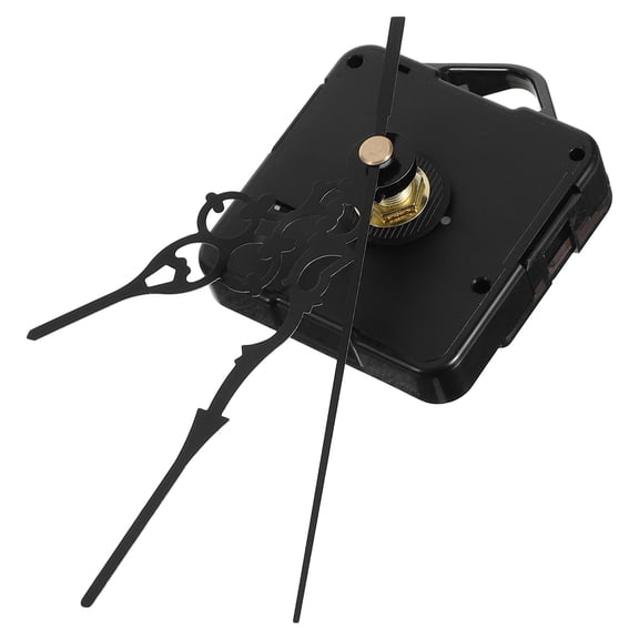 BESTOYARD Silent Clock Mechanism Replacement Kit Black Plastic 1 Set for School