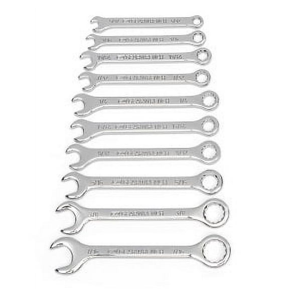 Gearwrench 86560 10 Piece Sae Midget Combination Wrench Set