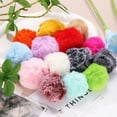thumbnail image 4 of Uxcell 20 Paquete de Bolas de Pom Pom de Piel Sintética, 2.4 Pulgadas Suaves y Esponjosas para Sombreros, Llaveros, Bufandas, Guantes, Bolsas y Accesorios, Negro, 4 of 7