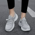 thumbnail image 3 of YOURDIARY Women's Lace Up Chunky Sole Casual Sneakers Comfort Fit Running Shoes, 3 of 5