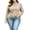 Beige, variant on Womens Plus Size Tops Classic Turtleneck Long Sleeve Slim Fit Top Stretchy Base Layer Shirt Casual Fall Winter Layering Tee Blue XS