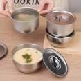 thumbnail image 3 of Stainless Steel Steamed Egg Bowl Ramen Rice Fruit Salad Stew Bowls with Lids Soup Cup Food Container Kitchen Tableware Supplies, 3 of 8