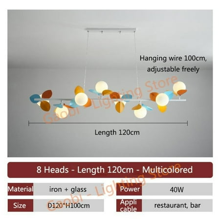 

Creative LED Pendant Light Modern Simple Long Hanging Light Fixture