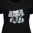 thumbnail image 4 of Inktastic KiniArt Elephant Women's Plus Size T-Shirt, 4 of 5