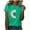 Green(Type 33), variant on Otvok Women'S Fashion Casual Loose-Fit T-Shirt with Daisy Print Round Neck Short Sleeve Tops Plus Size Blouses