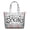 Beige, variant on 22 Inch Oversized Travel Bag Lightweight Canvas Weekender Duffel with Multi Pockets, Slogan Print
