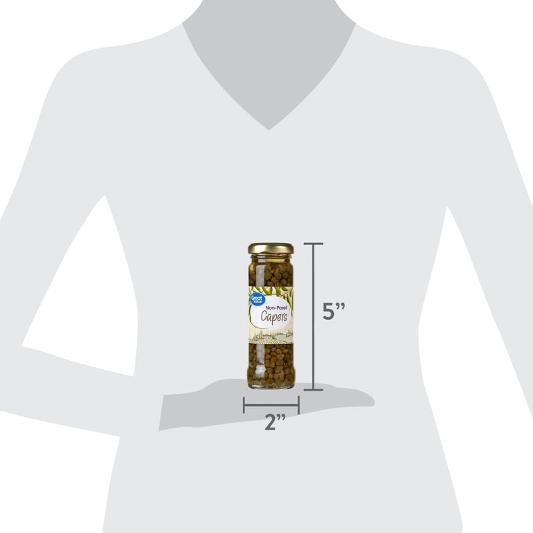 Mediterranean Organic Wild Capers, 3.5 Oz