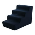 thumbnail image 4 of tamizeot Dog Stairs Ladder Cat Ramp Pet Multipurpose Steps Stairs for Small Dogs Cats L 3 Step Balck Dark BLue 4 Step, 4 of 6