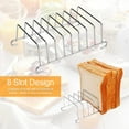 thumbnail image 4 of 2 Pcs Toast Rack - Stainless Steel Toast Holder, 4 of 5