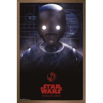 Star Wars: Rogue One - K2SO Wall Poster, 22.375" x 34", Framed