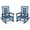 Navy, variant on SERWALL Outdoor Rocking Chair Set of 2, HDPE Patio Rocker for Lawn, Porch, White