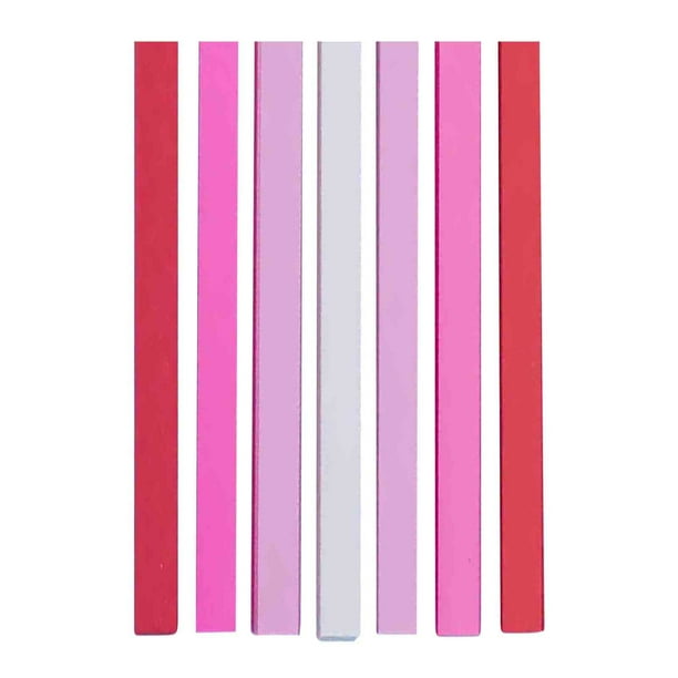 540PC Of Star Origami, 7 Colors Of Star Paper Strips, Double-sided Star Paper, Solid Color Star Decorative Paper Strips, DIY Crafts