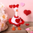 thumbnail image 5 of Valentines Day Decorations Goose Clothes Set, Heart/holiday Decor Clothing for Tabletop Goose Statue, Cute Front Porch Shelf Decor and Gift Idea C, 5 of 5