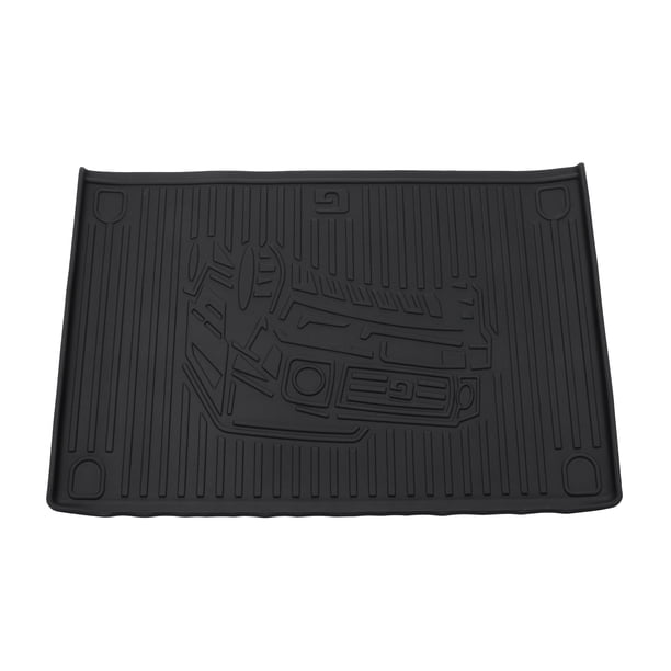 Tapete de Carga Único Bargains para Maletero de Mercedes-Benz G Class 5 Asientos 2019-2024 Negro TPE 1 Pc Cara Plana Patrón de Rayas Antideslizante