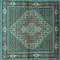 thumbnail image 1 of Ahgly Company Indoor Square Persian Light Blue Traditional Area Rugs, 3' Square, 1 of 4