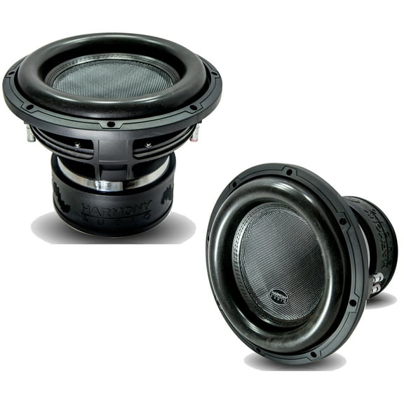 2x Harmony HA-ML121 Monolith 12" Competition SPL Sub 3000W Dual 1 Ohm Subwoofer