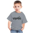 thumbnail image 4 of JWZUY Mothers Day Toddler Boys Girls Short Sleeve Casual T-Shirts Mom Mama' Round Neck Graphic Tees for Kids Gray 9-10 Years, 4 of 4