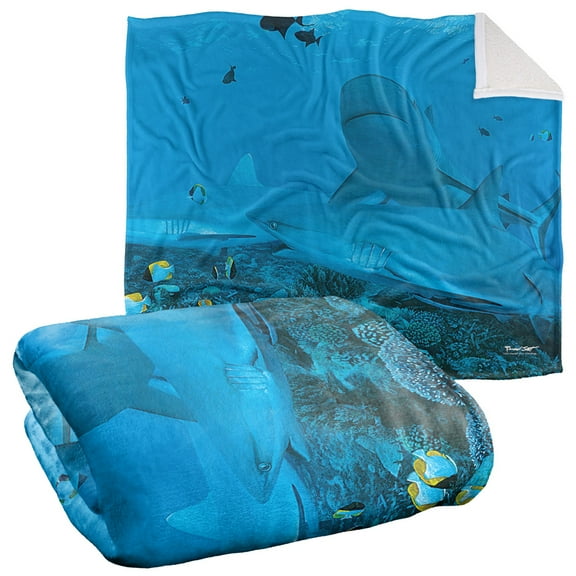 Wild Wings Blanket, 50"x60", Frenzy 2 Silky Touch Sherpa Back Super Soft Throw Blanket