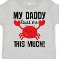 thumbnail image 4 of Inktastic Daddy Loves Me Childs Crab Boys or Girls Toddler T-Shirt, 4 of 5