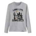 thumbnail image 4 of Long Sleeve Shirts for Women Crewneck 2026 Fashion Tops Casual Loose Spring Tee, 4 of 4