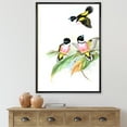 thumbnail image 2 of Designart 'Ancient Birds III' Traditional Framed Canvas Wall Art Print, 2 of 5