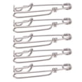 thumbnail image 1 of M Buder 5 Piezas Clips de Pesca Giratorios Acero Inoxidables Conectores Ojo Cerrado Herramienta de Cierre Rápido para Hilo Larga (1.8 x 60 mm / 0.07 x 2.36 pulgadas) Útil en Agua Dulce y Saladas, 1 of 9