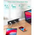 thumbnail image 3 of Abrazadera de escritorio Power Strip Mifaso PD30W con 4 salidas y 4 puertos USB, 3 of 7