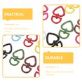 thumbnail image 5 of 10Pcs Heart Keychain Clasp Swivel Lobster Clasp Snap Hook Hanging Buckle Keyring Clip Mixed Color, 5 of 6