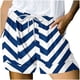 thumbnail image 2 of ICHUANYI Clearance Women's Summer Printed Multi Pocket Lace Up Shorts Casual Pants(Navy, XL) ICHUANYI WER2023081506232, 2 of 6