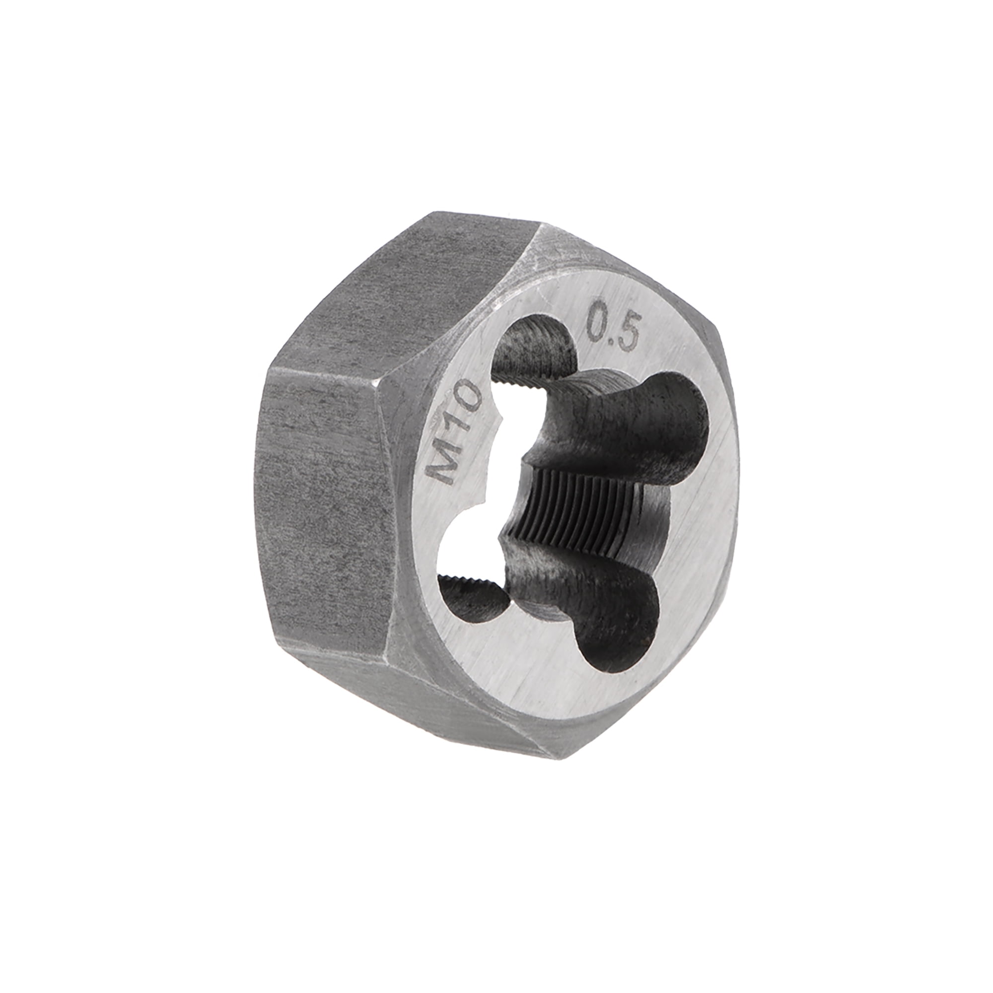 Hex Rethreading Die M10 x 0.5 Pitch Carbon Steel Metric Hexagon Taper Pipe Die Accuracy Grade 6g