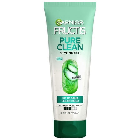 Garnier Fructis Style Pure Clean Styling Gel, Up to 24HR Clean Hold 6.8 fl oz
