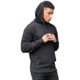 thumbnail image 2 of AWDis - Sudadera efecto desgastado Just Hood para chico hombre (Negro Jet), 2 of 3