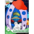 thumbnail image 4 of Beast Kingdom - Toy Story - D-Stage - Alien Racing Car 6" Statue, 4 of 4