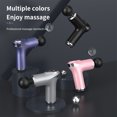 thumbnail image 3 of Electric Fascia Massager Rechargeable Adjustable Cordless Vibration Muscle Massage Machine Portable Pain Relaxation Device Gray, 3 of 9