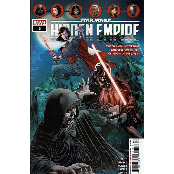 Star Wars: Hidden Empire #5 VF ; Marvel Comic Book