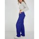thumbnail image 5 of Pantalones Cargo de Mujer, de Felpa, de Talle Alto, Holgados, Estilo Deportivo, para Mujer, Pantalones Casuales con 8 Bolsillos. Azul M, 5 of 9