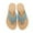 Blue, variant on Utoimkio Platform Sandals for Women Plus Size Women Casual Open Toe Comfy Slippers Rhinestone Beach Casual Shoes
