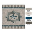 thumbnail image 6 of Furnish My Place Indoor Texas Star Rug with Jute Backing - 2 ft. x 4 ft., Multicolor, Novelty Western Décor, Area Rug for Living Room, Bedroom, Hallway, Plush, 6 of 9