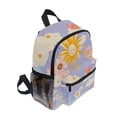 thumbnail image 2 of FORMRS School Backpack with Front Zippered Pocket 12" Student Travel Daypack, Purple Clouds, 2 of 6